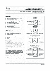 DataSheet LMV358 pdf